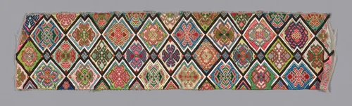 Band (from Woman's Trousers or Robe) by China, textile, 1875-1900