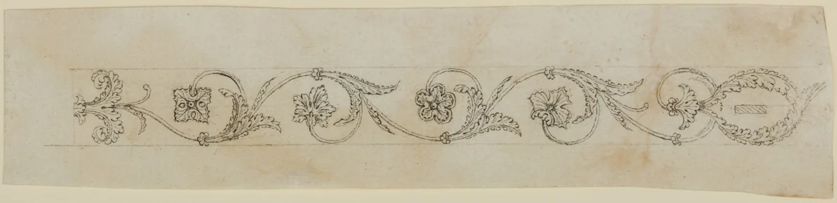Design for the Decoration of Firearms by Nicolas Noël Boutet, drawing, 1772-1830