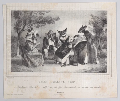 The Moral and Picturesque Voyage of Prince Kamchaka (No. 1) by J. J. Grandville, print, 1834-1844