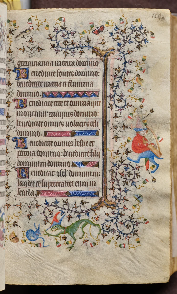 Hours of Charles the Noble, King of Navarre (1361-1425): fol. 60r, Text by Master of the Brussels Initials and Associates, book, 1400-1410