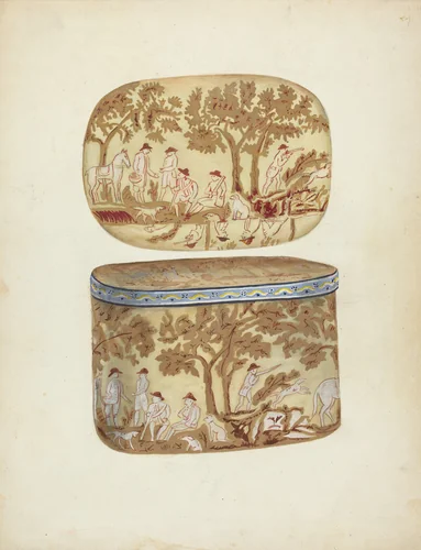 Bandbox by Joseph Rothenberg, index of american design, 1953