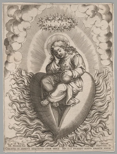 The Small Savior by Diana Scultori, print, 1577