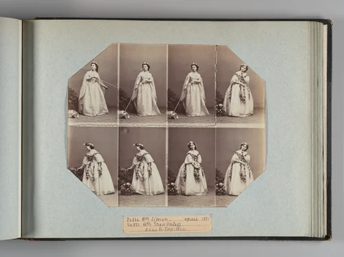 Mlle Simon; Mlle Troisvalets by André Adolphe-Eugène Disdéri, photograph, 1861