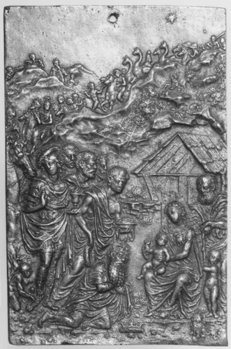 Adoration of the Magi by Galeazzo Mondella, metalwork, 1500-1515