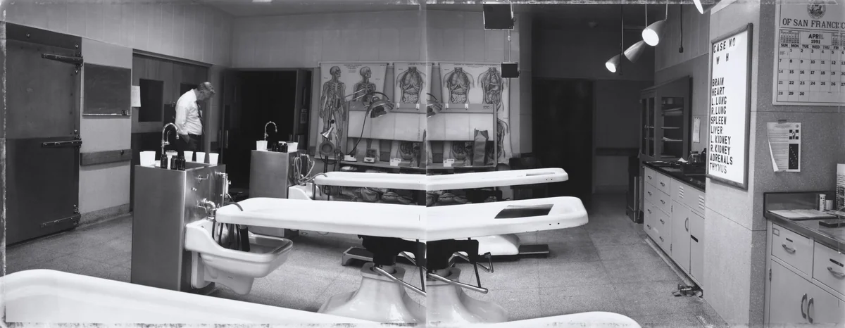 Medical Examiner, City of San Francisco by Jim Goldberg, photograph, 1992