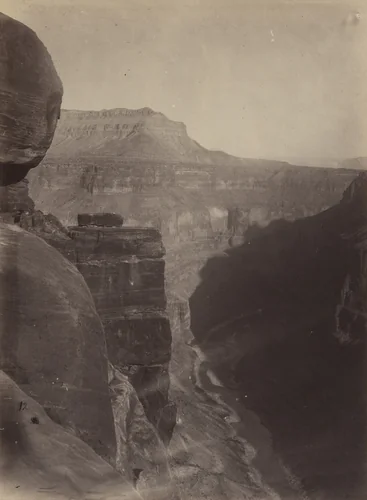 Grand Canyon of the Colorado River, Mouth of Kanab Wash, Looking East by Timothy O'Sullivan, William H. Bell, photograph, 1871
