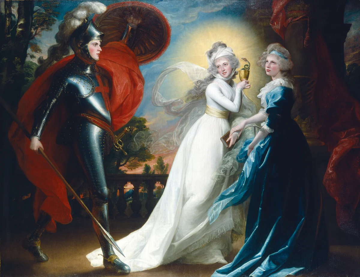 The Red Cross Knight by John Singleton Copley, painting, 1793