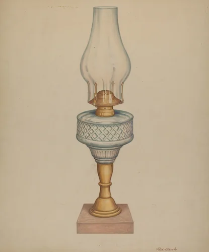 Lamp by Rex F. Bush, index of american design, 1938