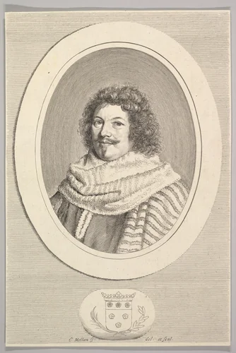 René de Longueil, marquis de Maisons by Claude Mellan, print, 1600-1677