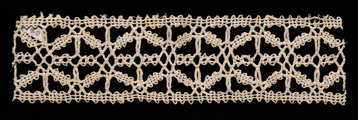 Bobbin Lace Insertion without Selvage by Unknown, textile, 1540-1560