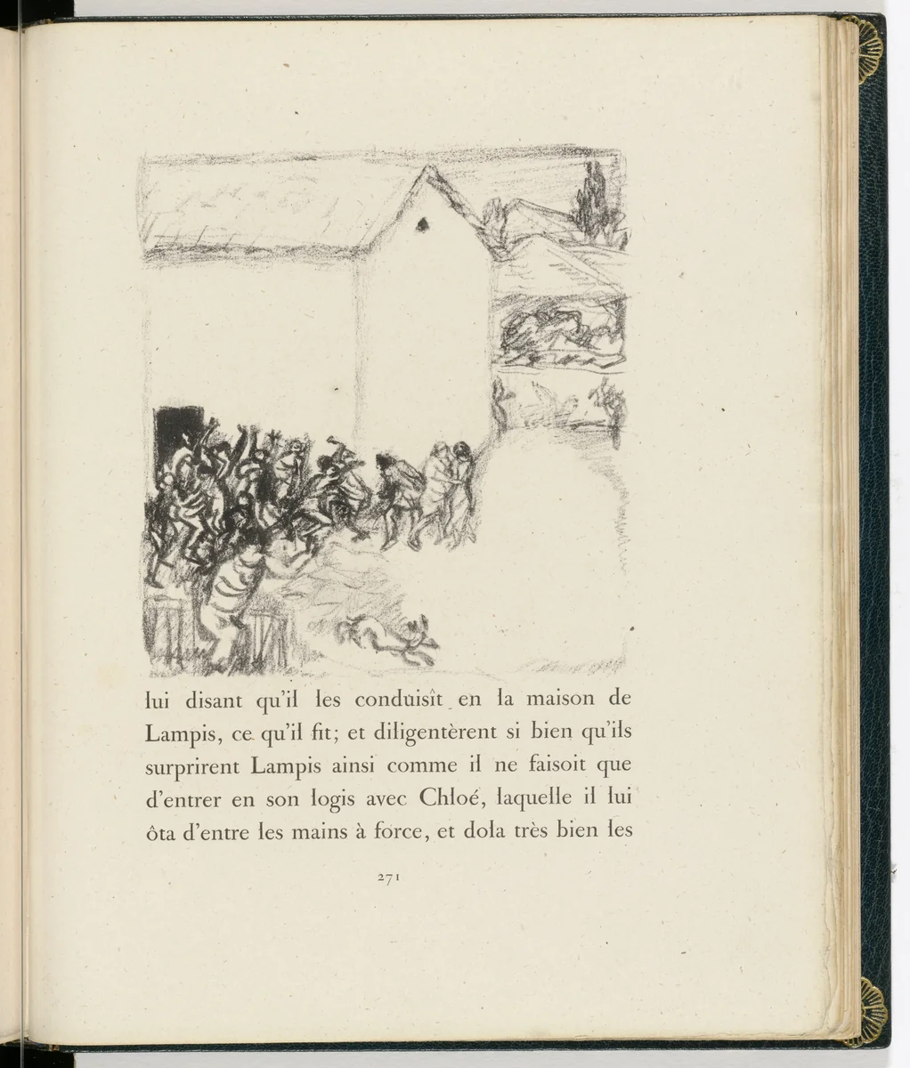 In-text plate (page 271) from Daphnis et Chloé by Pierre Bonnard, illustrated book, 1902