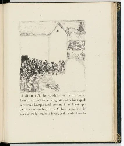In-text plate (page 271) from Daphnis et Chloé by Pierre Bonnard, illustrated book, 1902