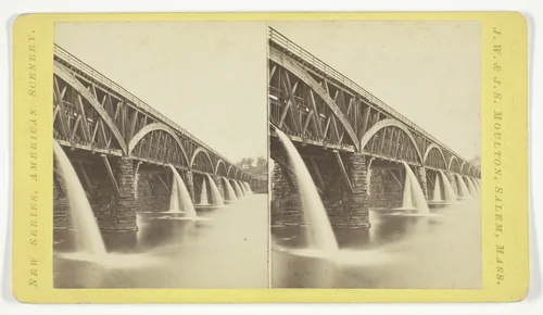 Aqudeuct Bridge, No. 19 from the series "Washington, D.C., and Vicinity" by J.W. & J.S. Moulton, photograph, 1873-1881