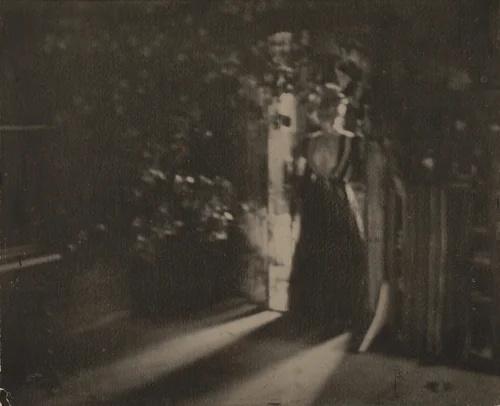 Lady in the Doorway by Edward Steichen, photograph, 1897