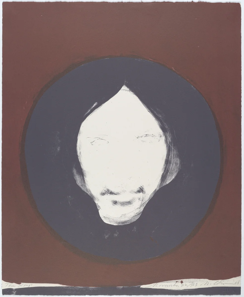 November 22, 1963 by Nathan Oliveira, print, 1963