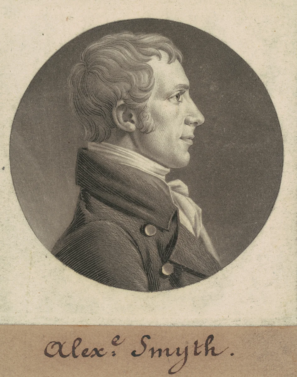 Hugh Smith by Charles B. J. Févret de Saint-Mémin, print, 1805