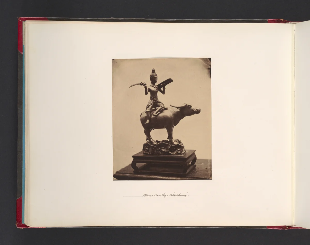 Bronze Casting Wat "Cheang" by John Thomson, photograph, 1865