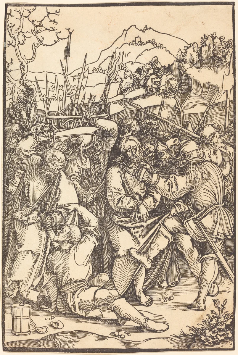 Christ Taken Prisoner by Hans Leonard Schäufelein, print, 1480-1540
