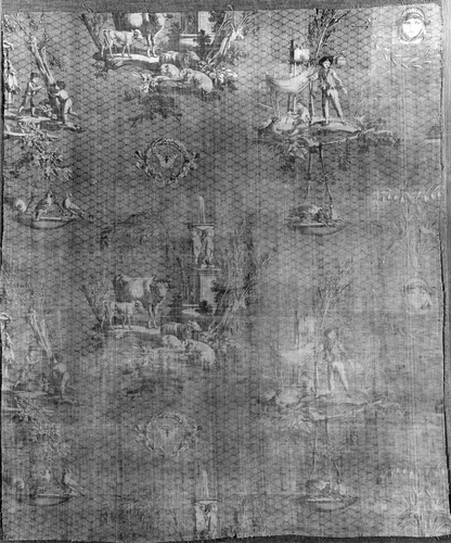 L'Abreuvoir (Furnishing Fabric) by Jean Baptiste Huet
Francois Boucher, textile, 1795-1810