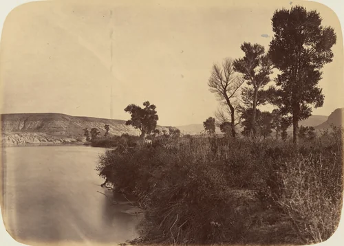 Plate 25. Green River Valley, Looking Down the River by Andrew Joseph Russell, photograph, 1869
