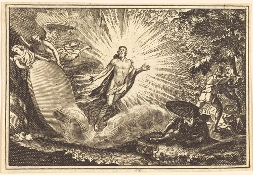 The Resurrection by Sébastien Le Clerc I, print, 1600-1699