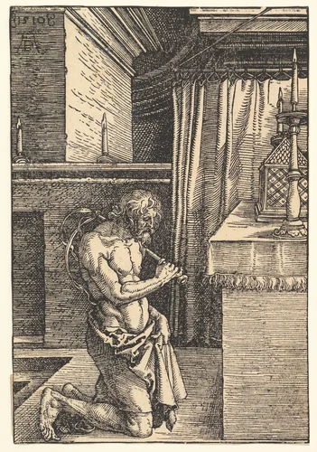 The Penitent by Albrecht Dürer, print, 1510
