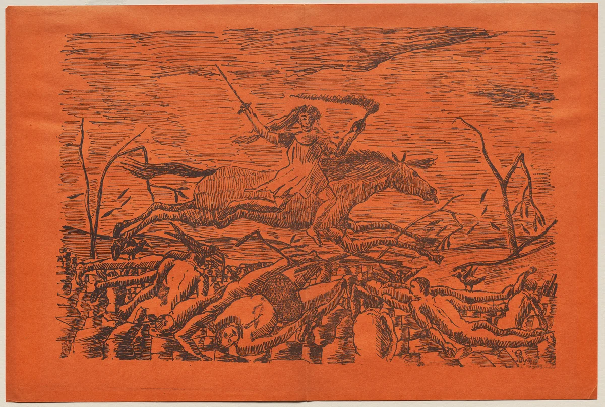 The War by Henri Rousseau, print, 1894-1895