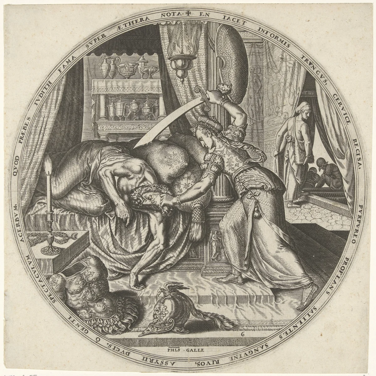 Judt en Holofernes by Unknown, print, 1569
