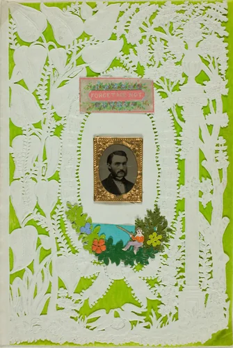 Forget Me Not (valentine) by George Meek, other, 1852-1862