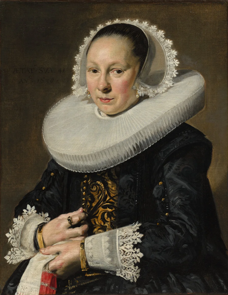 Portrait of a Woman, probably Aeltje Dircksdr. Pater by Frans Hals, painting, 1638
