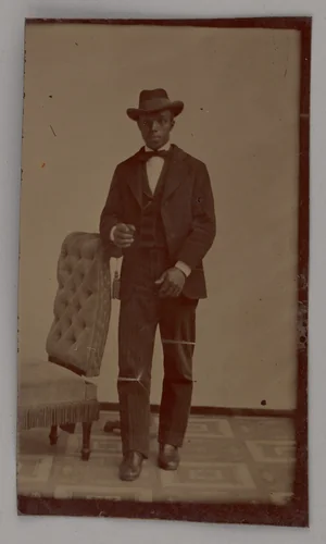 Untitled (Portrait of a Standing Man) by Unknown maker, other, 1880