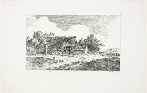 Landscape, from Deuxieme Cahier de Paysage by Nicolas Pérignon, print, 1772
