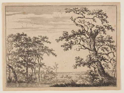 The Pond by Adriaen Hendricksz. Verboom, print, 1637-1673