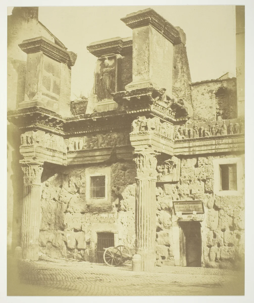 Untitled (Temple of Minerva) by Robert Macpherson, photograph, 1852-1862
