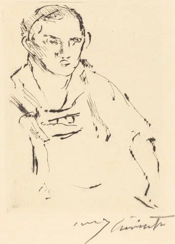 Thomas Corinth by Lovis Corinth, print, 1922