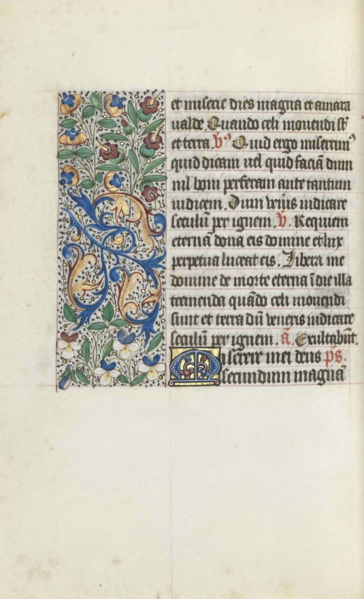 Book of Hours (Use of Rouen): fol. 133v by Master of the Geneva Latini, book, 1465-1475