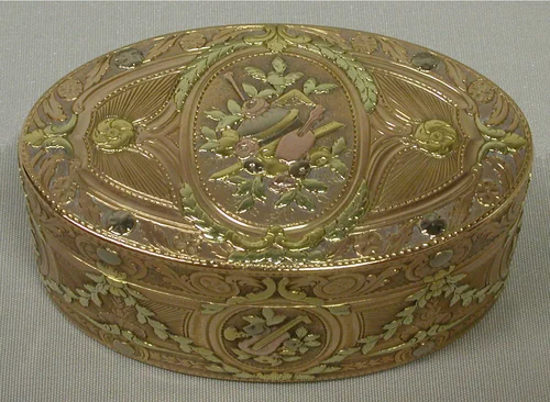 Box by J. P. M., metalwork, 1766-1767