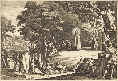 Saint Amond by Jacques Callot, print, 1621