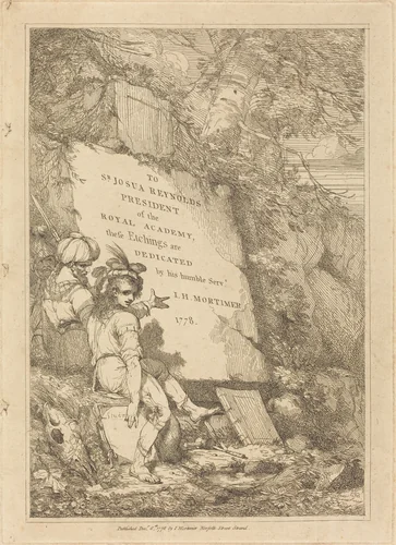 Title Page by John Hamilton Mortimer, print, 1778