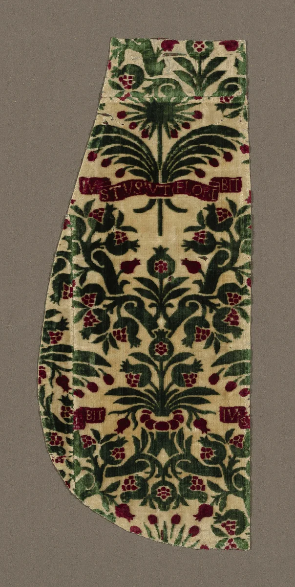 Portion of a Chasuble by Piero Soderini, textile, 1450-1500