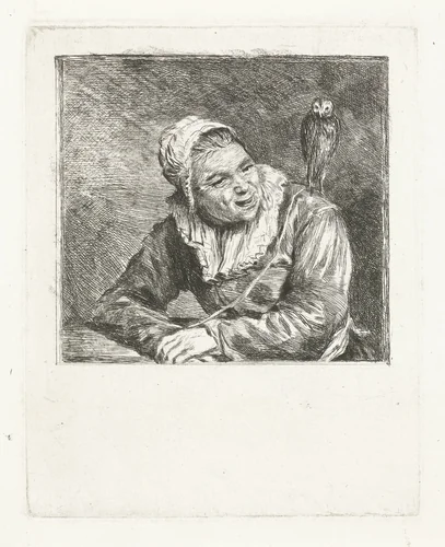 Malle Babbe by Louis Bernard Coclers, print, 1756-1817