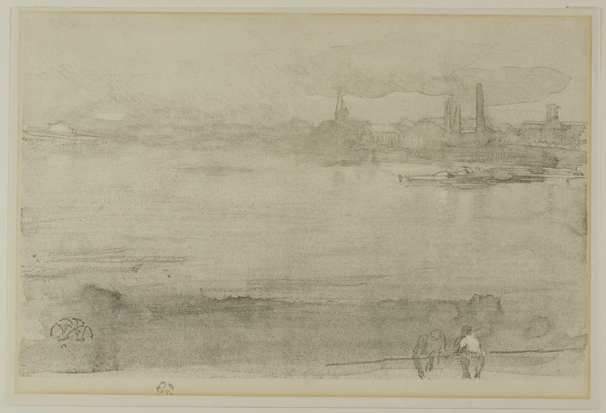 Early Morning by James McNeill Whistler, print, 1878