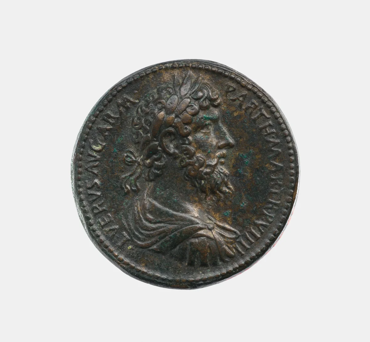 Emperor Lucius Verus A.D. 161-169 by Giovanni del Cavino, metalwork, 1500-1570
