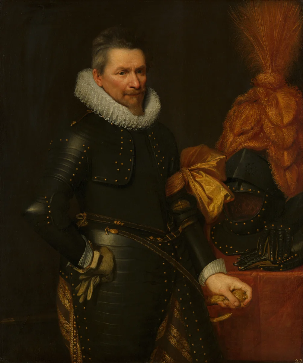 Portrait of an Officer by Jan Anthonisz. van Ravesteyn, painting, 1615