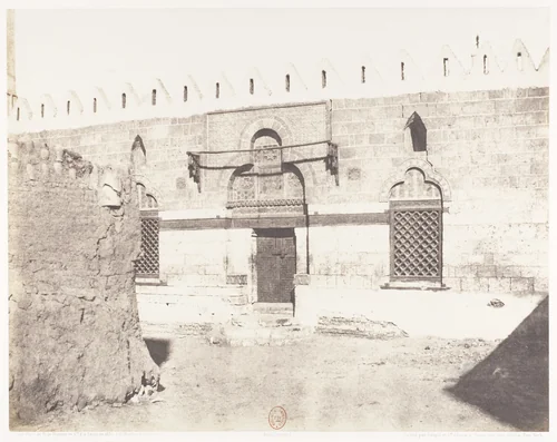 Souâdj, Tombeau de Mouràd-Bey - Entrée de la Mosquée by Félix Teynard, photograph, 1851-1852