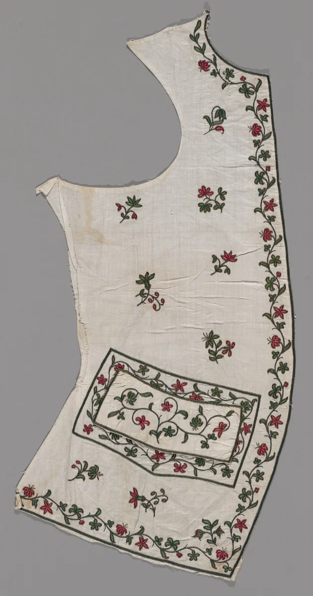 Waistcoat Front Panel by India, other, 1760-1769