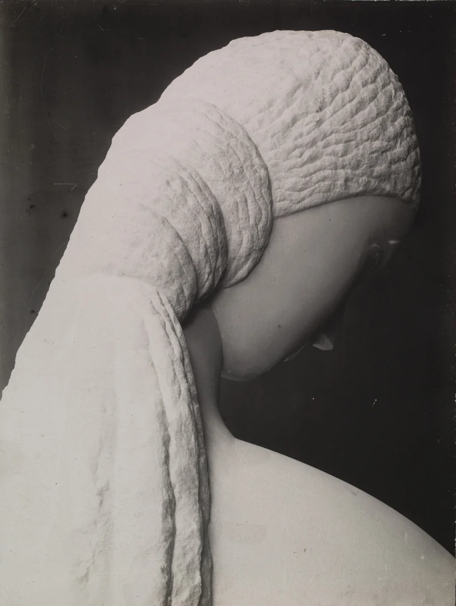 Untitled (Head of a Young Woman) by Constantin Brâncuși, photograph, 1910