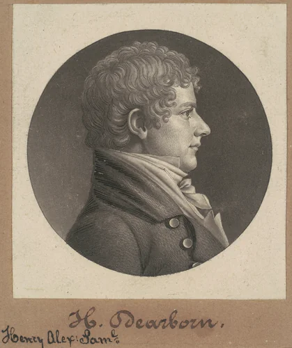 Henry Alexander Scammell Dearborn by Charles B. J. Févret de Saint-Mémin, print, 1806