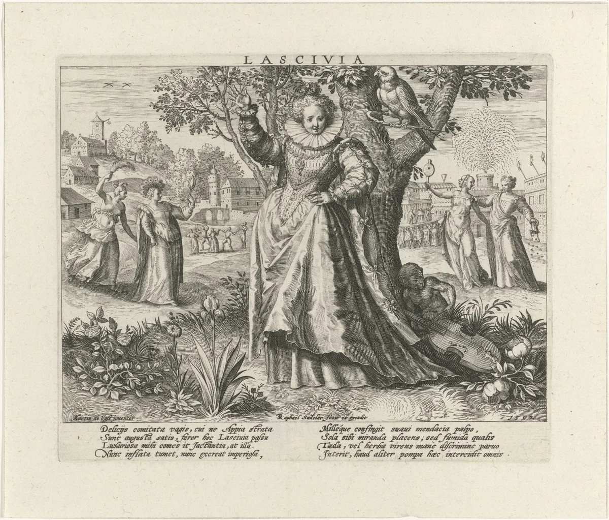 Losbandigheid by Unknown, print, 1592
