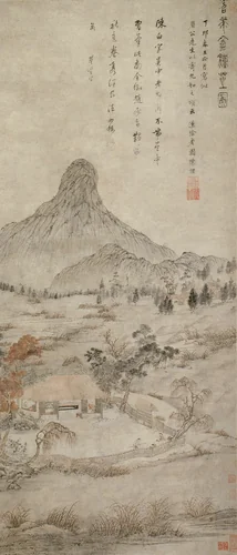 Planting Fragrant Fungus at the Tiaozhou'an by Chen Guan, other, 1627